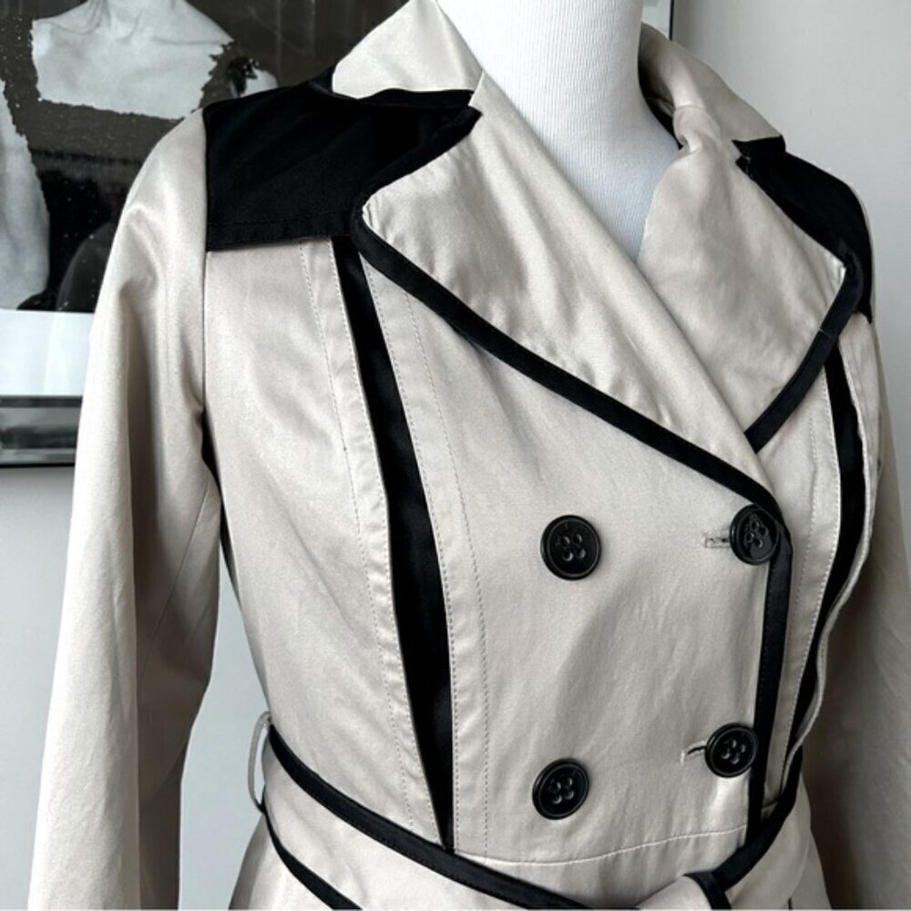 Principles by Ben de Lisi Fit and Flare Trench Coat (c) - Picture 3 of 12